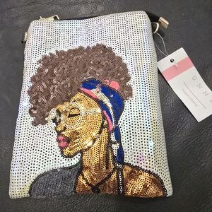 Sequin Art Crossbody Bag